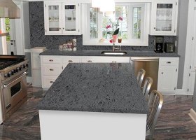 Grey Sparkle Kitchen